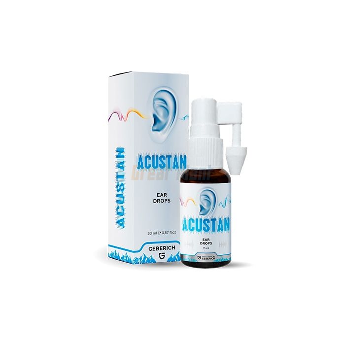 ✜ Acustan drops ⏤ drops to improve hearing