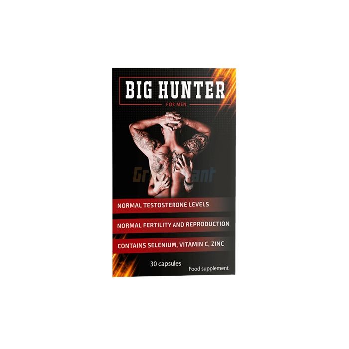 ✜ Big Hunter ⏤ cápsulas para la prostatitis