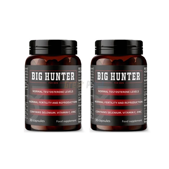 ✜ Big Hunter ⏤ cápsulas para la prostatitis